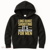 Long Range Shooting Its Like Golf But Kids Hoodie thumb 0