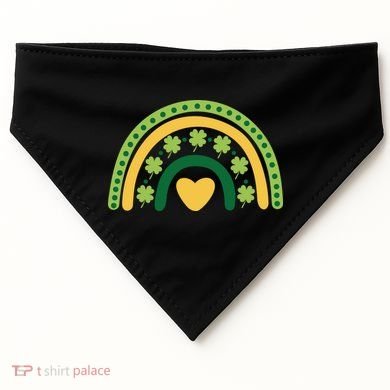 Lucky Rainbow St Patrick's Day USA-Made Doggie Bandana