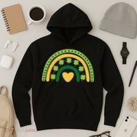 Lucky Rainbow St Patrick's Day Hoodie thumb 3
