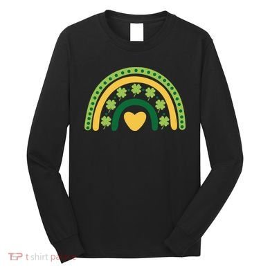 Lucky Rainbow St Patrick's Day Long Sleeve Shirt