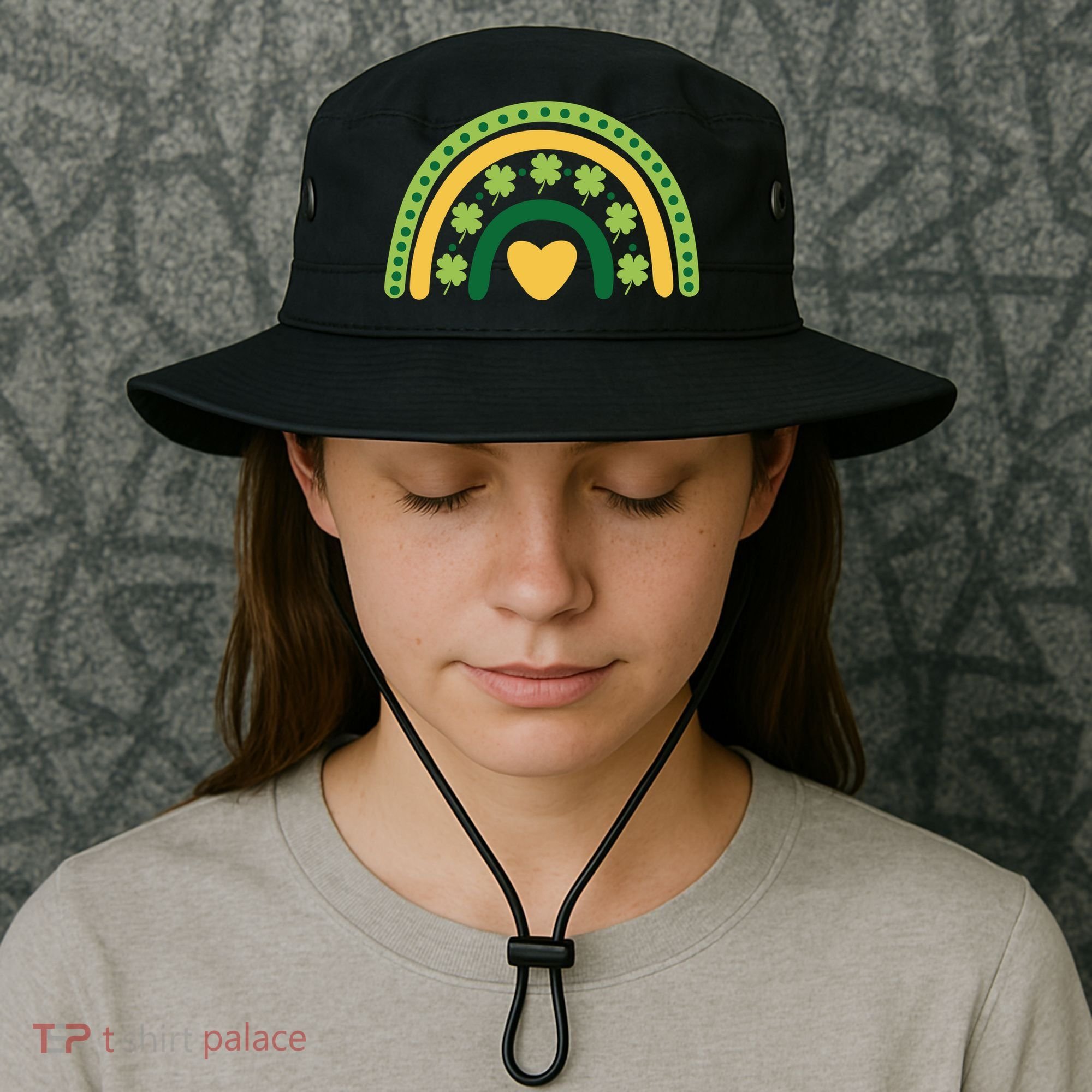 Lucky Rainbow St Patrick's Day Bucket Hat