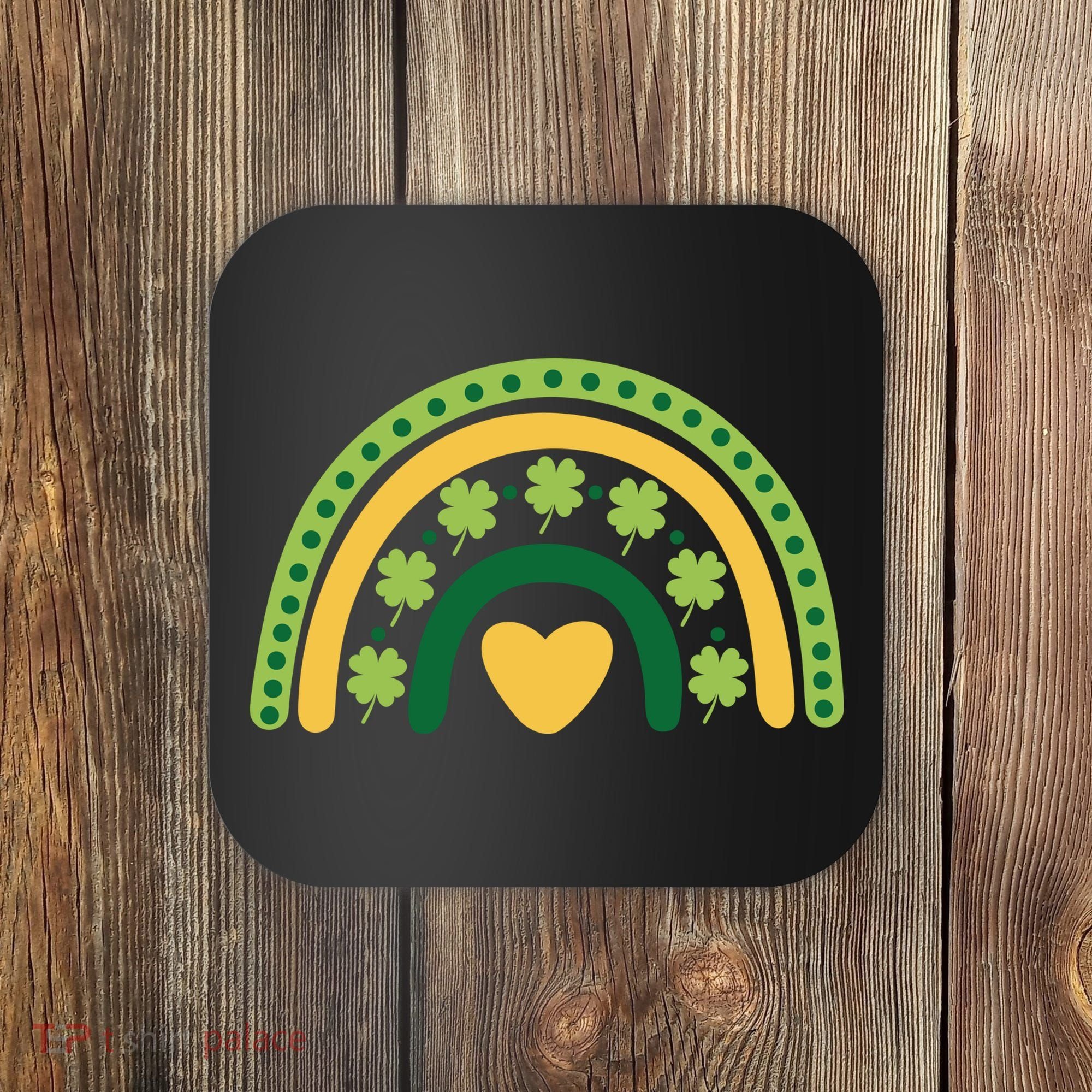 Lucky Rainbow St Patrick's Day Coaster