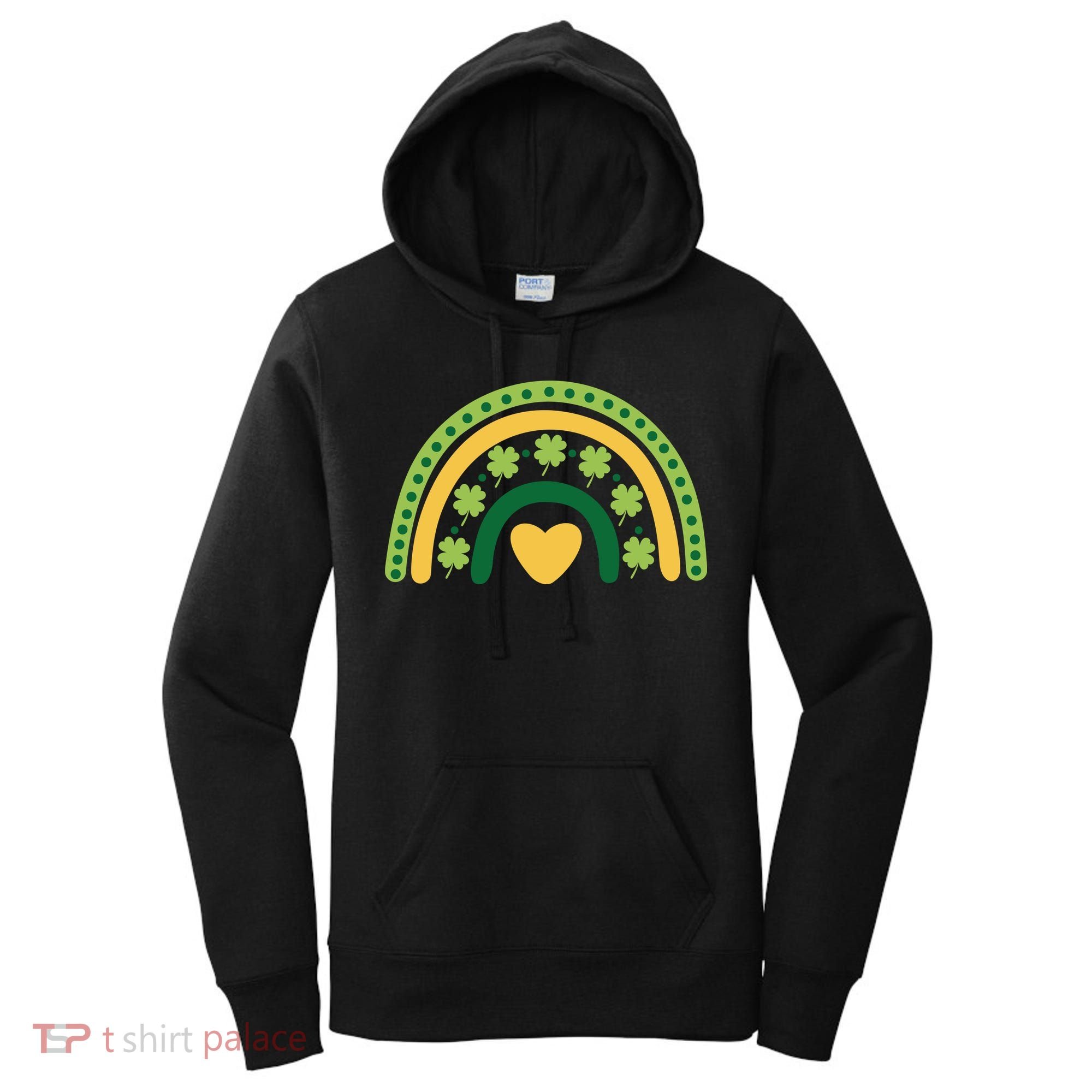 Lucky Rainbow St Patrick's Day Women's Hoodie
