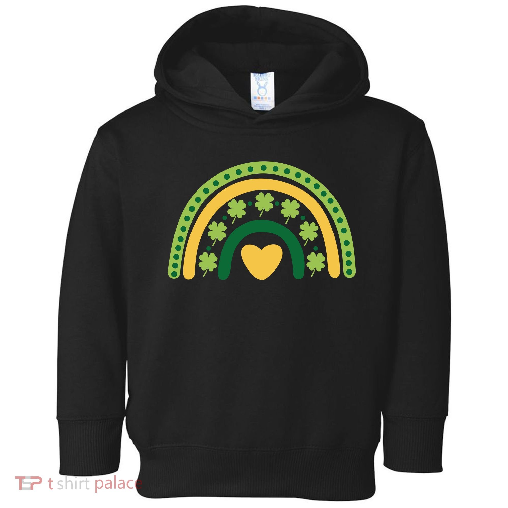 Lucky Rainbow St Patrick's Day Toddler Hoodie
