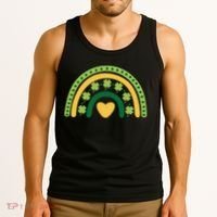 Lucky Rainbow St Patrick's Day Tank Top thumb 3