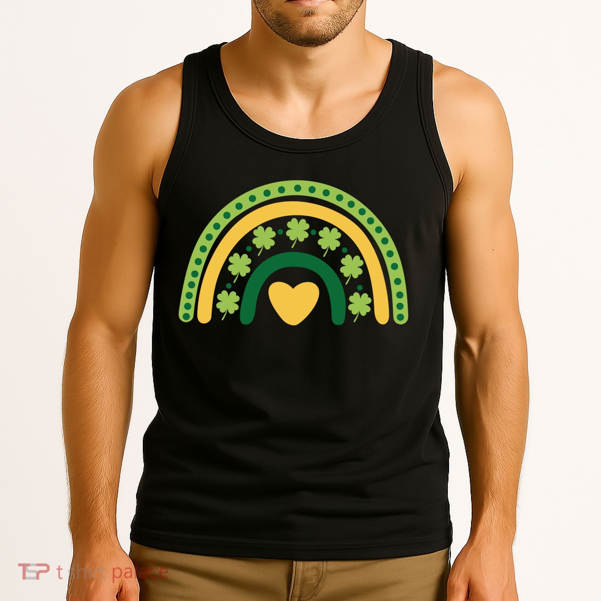 Lucky Rainbow St Patrick's Day Tank Top