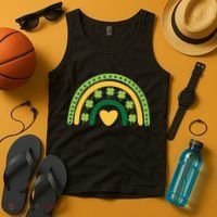 Lucky Rainbow St Patrick's Day Tank Top thumb 4