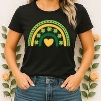 Lucky Rainbow St Patrick's Day Women's T-Shirt thumb 2