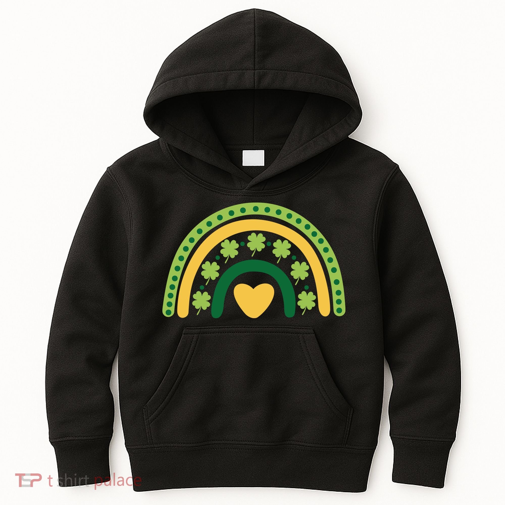 Lucky Rainbow St Patrick's Day Kids Hoodie