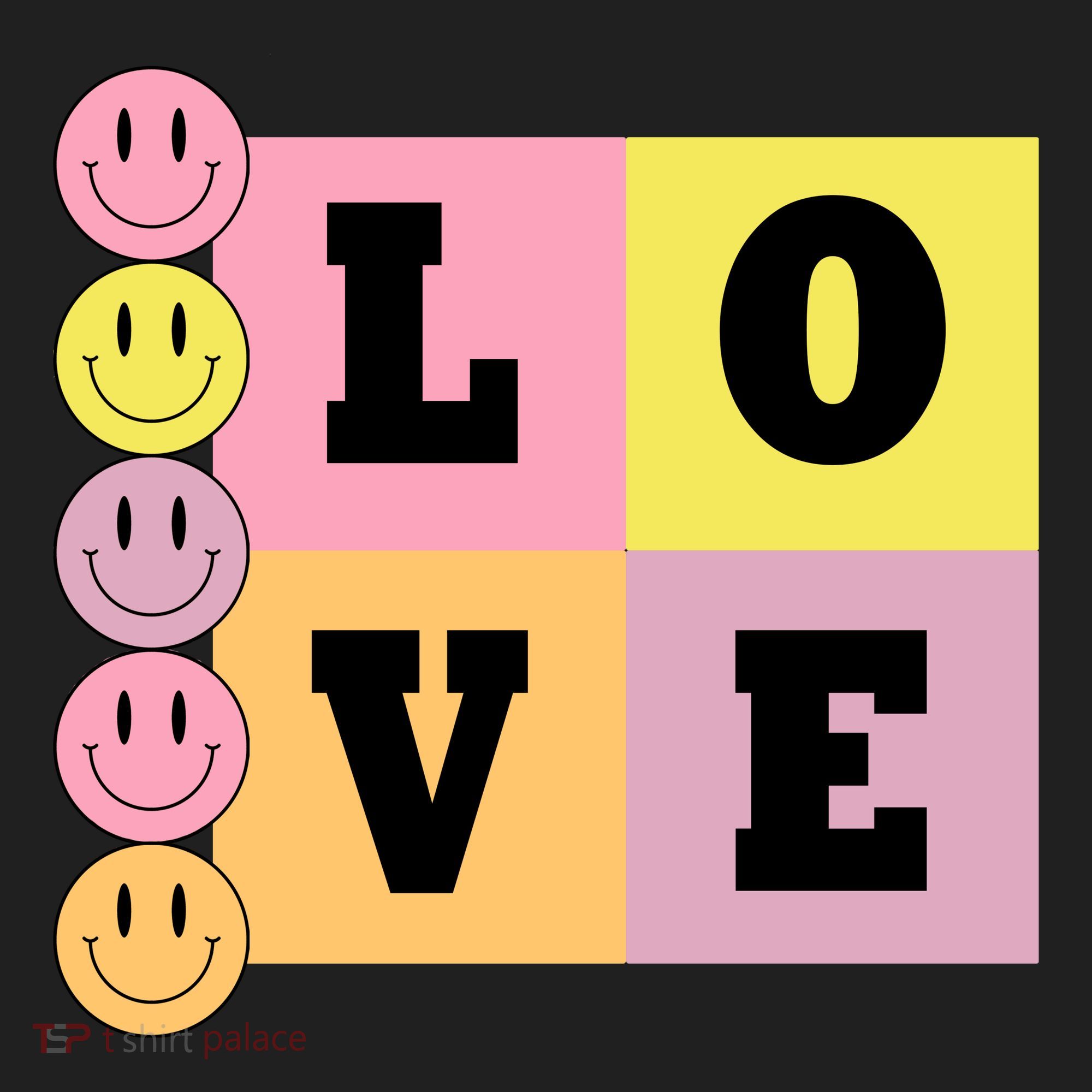 Love Retro Smile Face Cute Gift Women's Sweatshirt