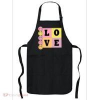 Love Retro Smile Face Cute Gift Apron thumb 0