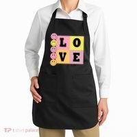 Love Retro Smile Face Cute Gift Apron thumb 2