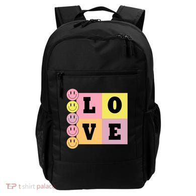 Love Retro Smile Face Cute Gift Backpack