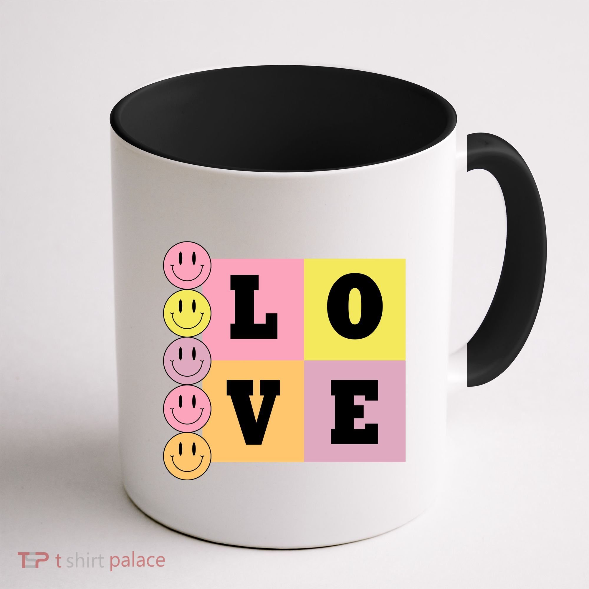 Love Retro Smile Face Cute Gift Coffee Mug