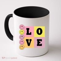 Love Retro Smile Face Cute Gift Coffee Mug thumb 0