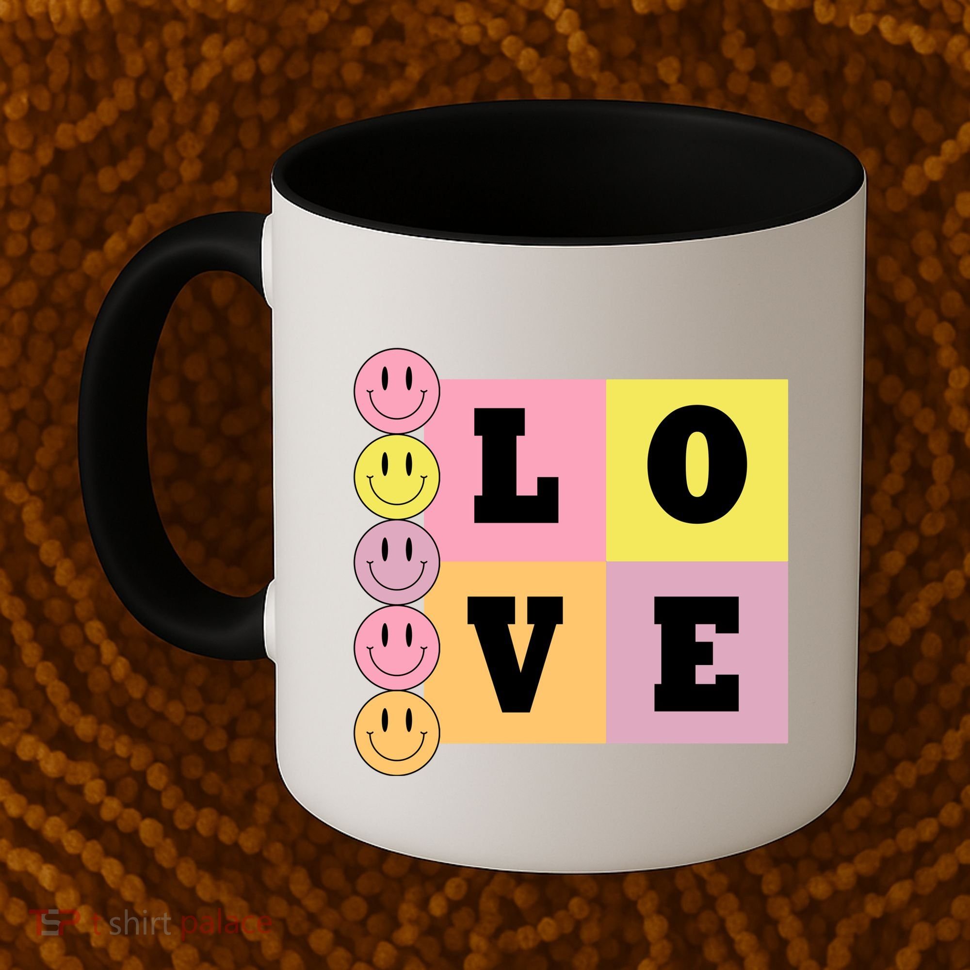 Love Retro Smile Face Cute Gift Coffee Mug