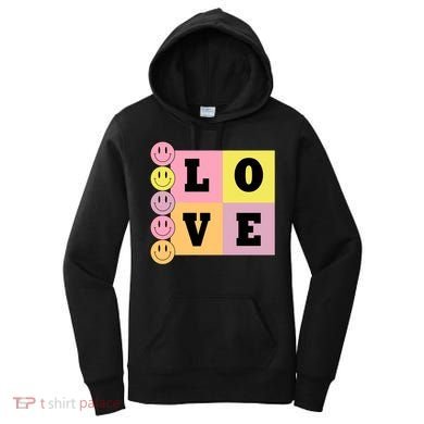 Love Retro Smile Face Cute Gift Women's Hoodie