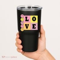 Love Retro Smile Face Cute Gift Tumbler thumb 2