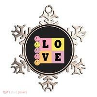Love Retro Smile Face Cute Gift Ornament thumb 0
