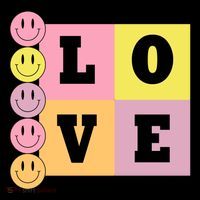Love Retro Smile Face Cute Gift Ornament thumb 1