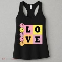 Love Retro Smile Face Cute Gift Women's Tank Top thumb 3