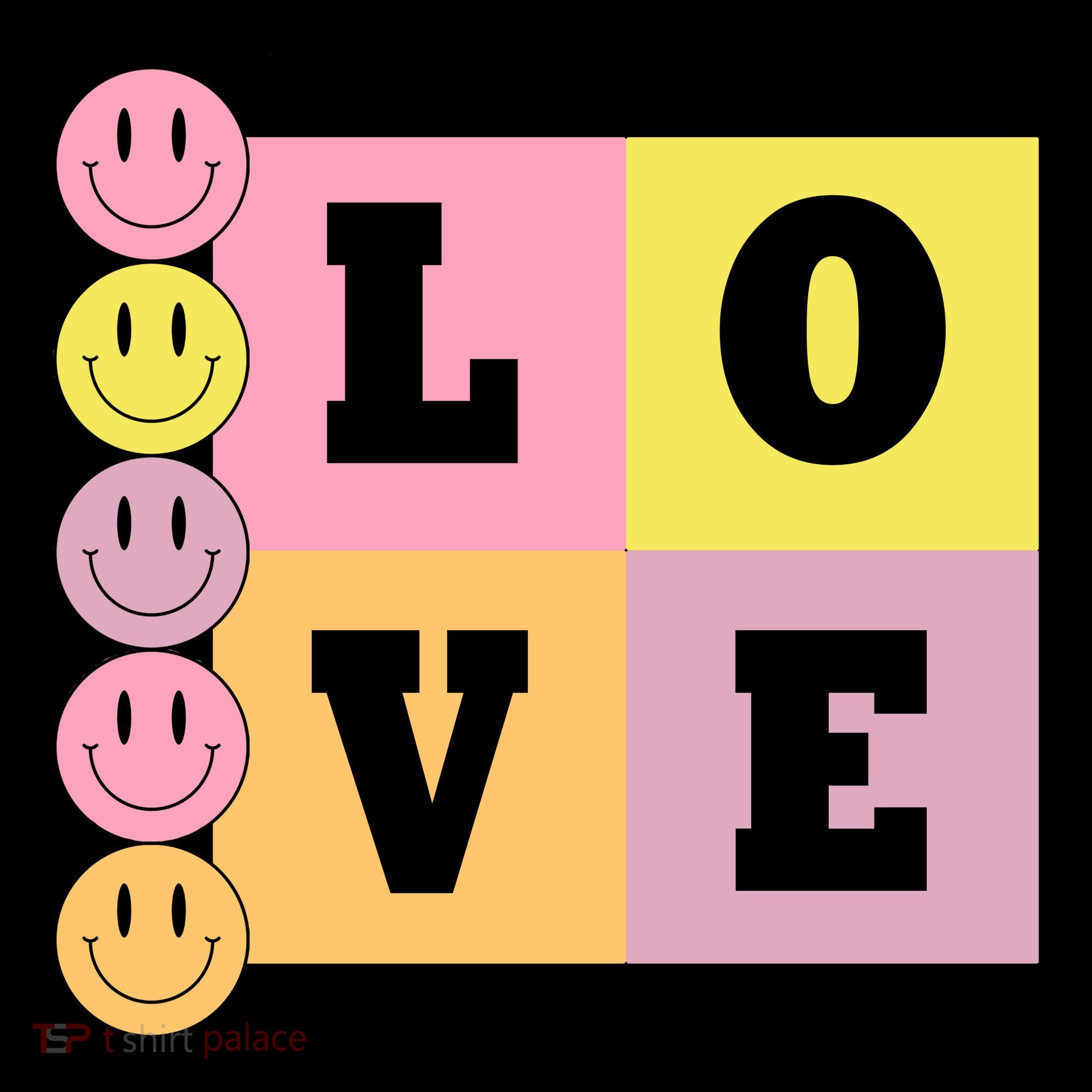 Love Retro Smile Face Cute Gift Women's Tank Top