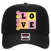 Love Retro Smile Face Cute Gift Hat thumb 0