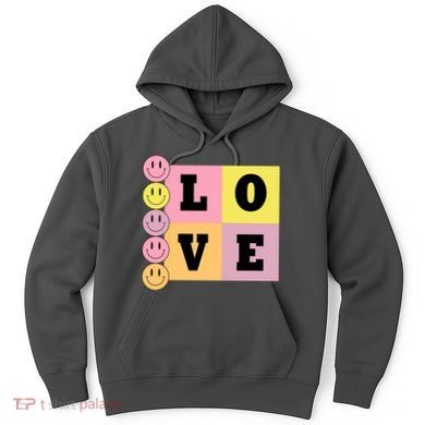 Love Retro Smile Face Cute Gift Hoodie