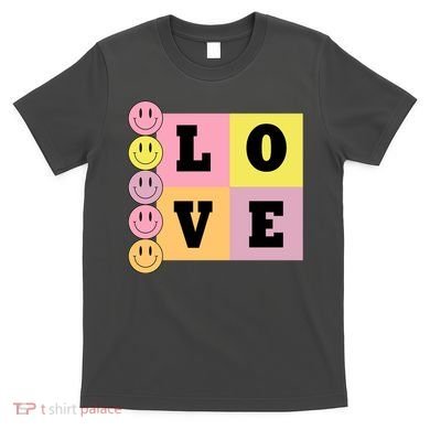 Love Retro Smile Face Cute Gift T-Shirt