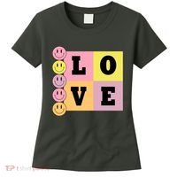 Love Retro Smile Face Cute Gift Women's T-Shirt thumb 0