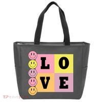 Love Retro Smile Face Cute Gift Tote Bag thumb 0