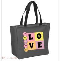 Love Retro Smile Face Cute Gift Tote Bag thumb 2