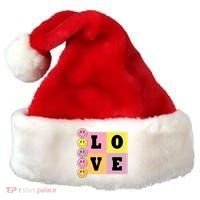 Love Retro Smile Face Cute Gift Santa Hat thumb 0