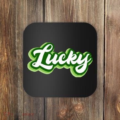 Lucky Retro St Patrick's Day Coaster