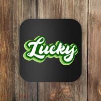 Lucky Retro St Patrick's Day Coaster thumb 0