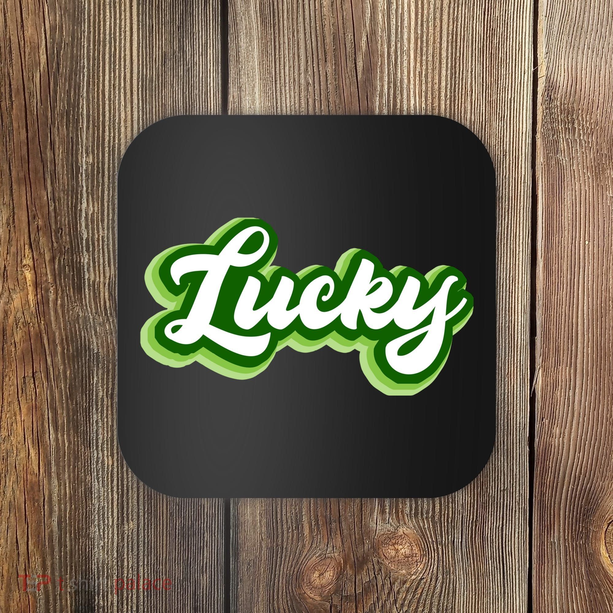 Lucky Retro St Patrick's Day Coaster