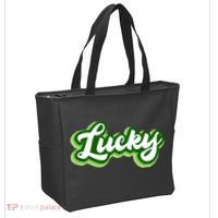 Lucky Retro St Patrick's Day Tote Bag thumb 2
