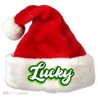 Lucky Retro St Patrick's Day Santa Hat thumb 0