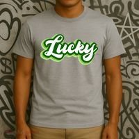 Lucky Retro St Patrick's Day T-Shirt thumb 3