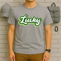 Lucky Retro St Patrick's Day T-Shirt thumb 6