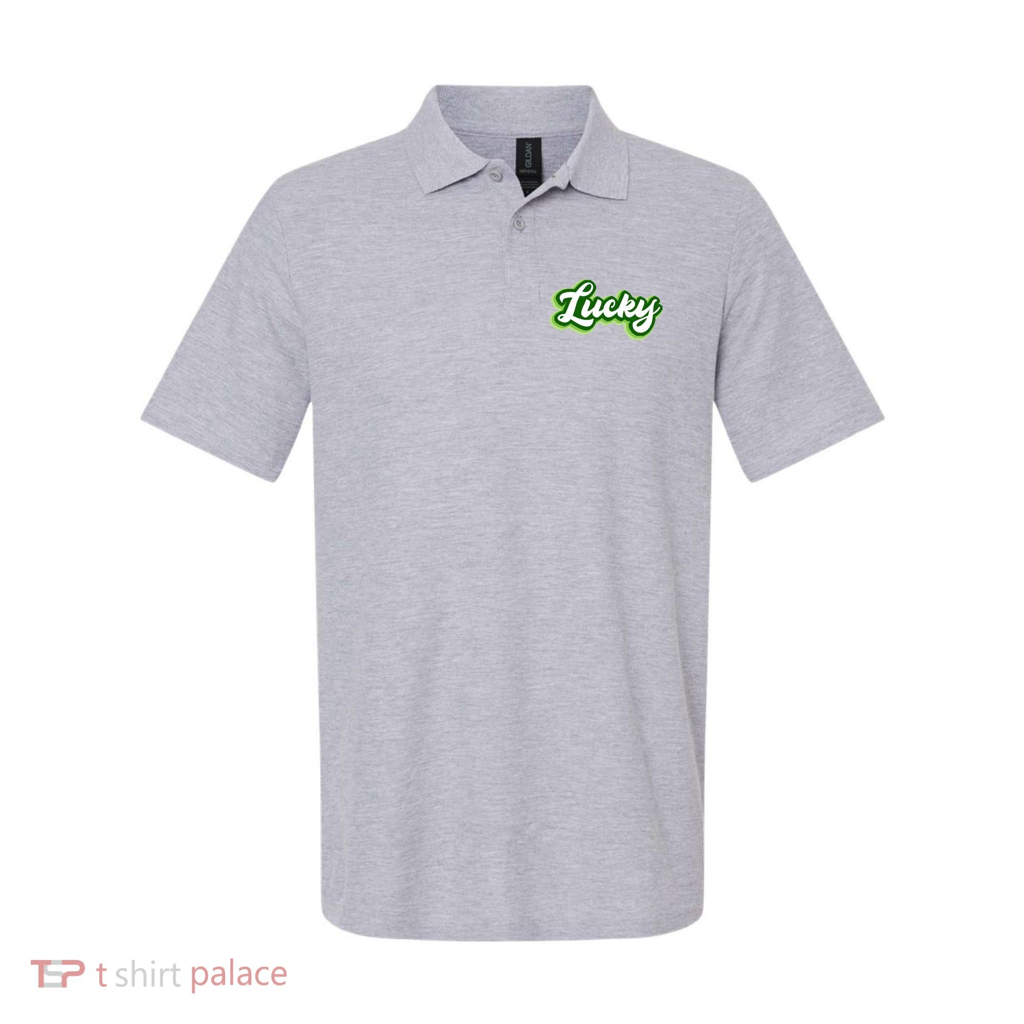 Lucky Retro St Patrick's Day Polo