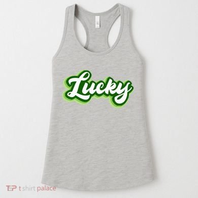 Lucky Retro St Patrick's Day Women's Tank Top