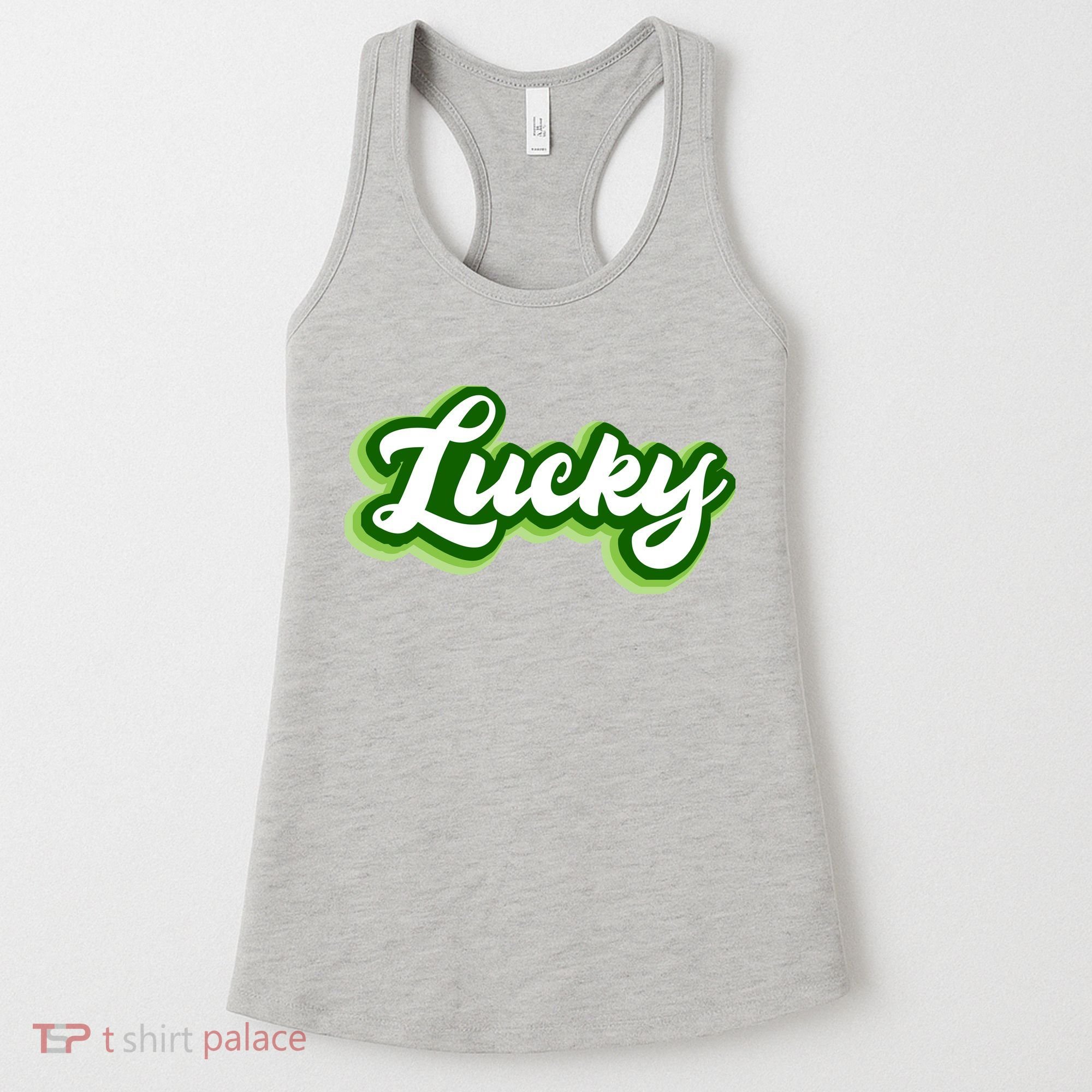 Lucky Retro St Patrick's Day Women's Tank Top