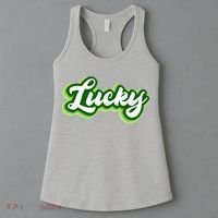 Lucky Retro St Patrick's Day Women's Tank Top thumb 3