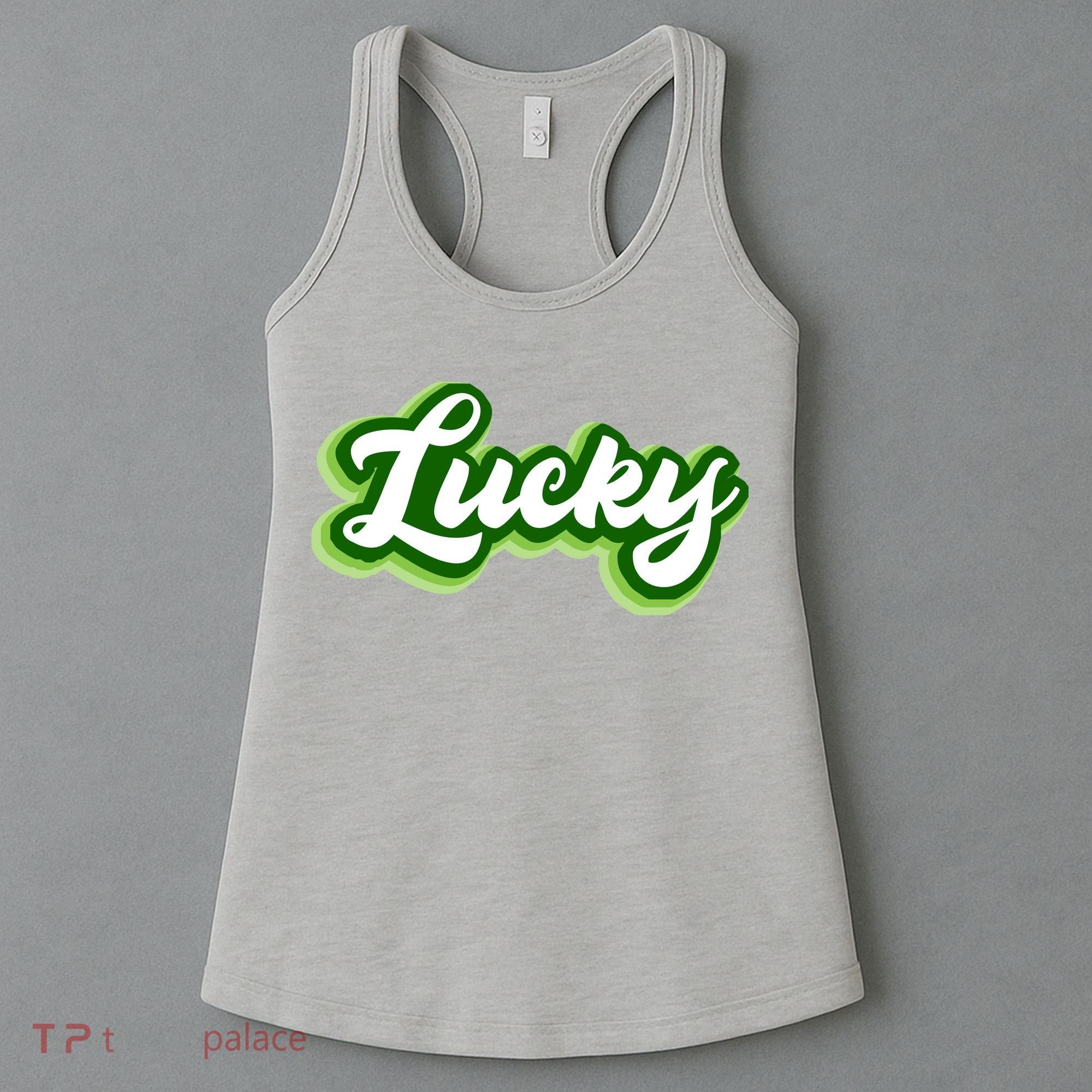Lucky Retro St Patrick's Day Women's Tank Top