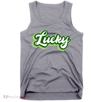 Lucky Retro St Patrick's Day Tank Top