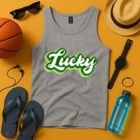 Lucky Retro St Patrick's Day Tank Top thumb 4