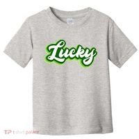 Lucky Retro St Patrick's Day Toddler T-Shirt thumb 0