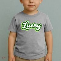 Lucky Retro St Patrick's Day Toddler T-Shirt thumb 2