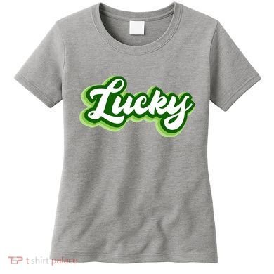 Lucky Retro St Patrick's Day Women's T-Shirt